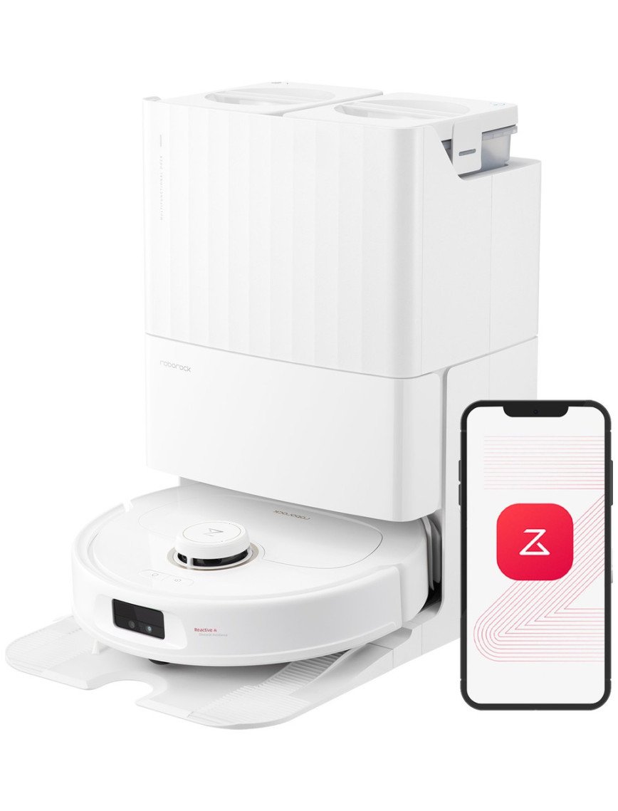 Roborock Qrevo MaxV Akıllı Robot Süpürge Beyaz